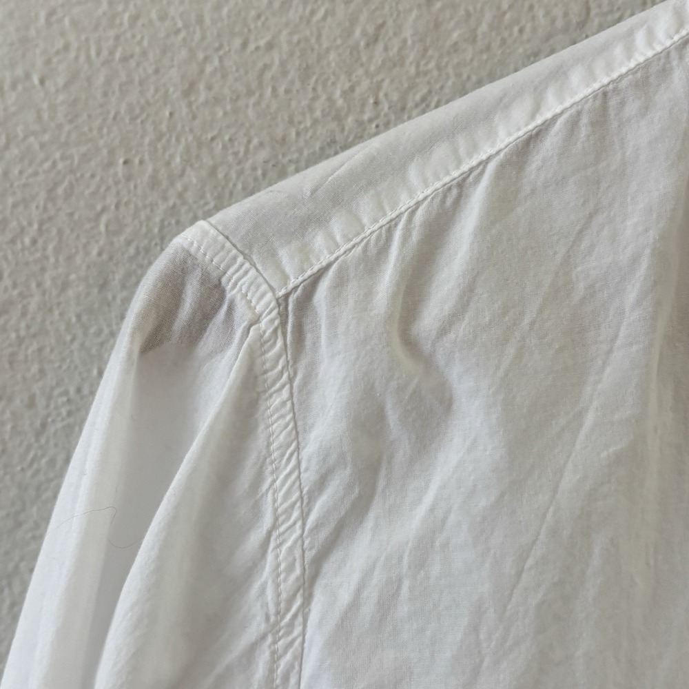 Xirena Beau Cotton Poplin Shirt Womens XS White Oversized Boyfriend Classic - Picture 5 of 14